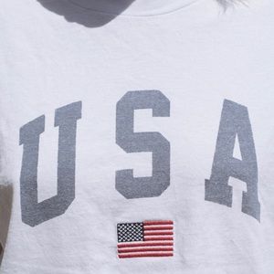 White USA brandy Melville TShirt